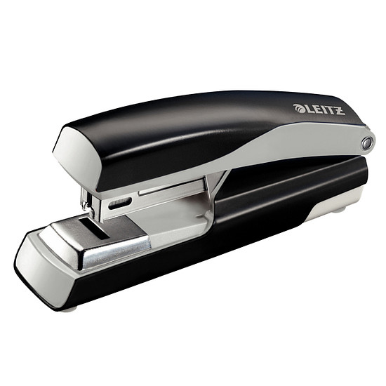 Leitz Nexxt 5505 tűzőgép laposan tűző fekete fém maximum 30 lap 24/6 26/6 kapocs 55050095
