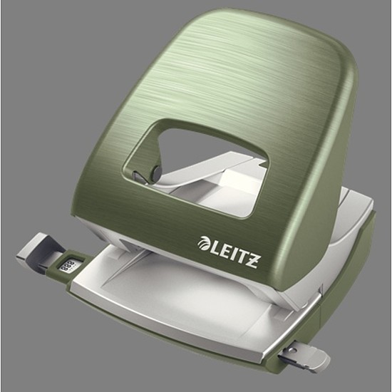 Leitz Style Nexxt fém lyukasztó 30 lap olajfazöld 50060053