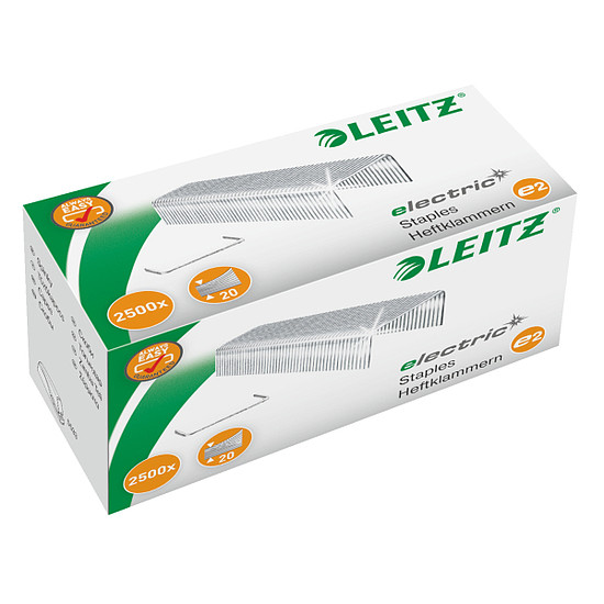 Leitz tűzőkapocs E2 24/6 extra erős acél elektromos tűzőgéphez 2500 db/dobozoz 55690000