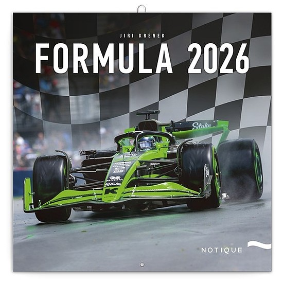 Lemeznaptár 2026 REALSYSTEM 300x300mm Formula
