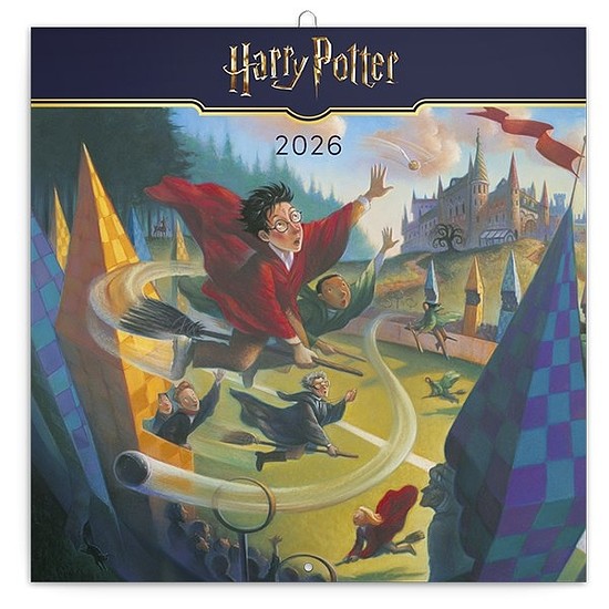 Lemeznaptár 2026 REALSYSTEM 300x300mm Harry Potter