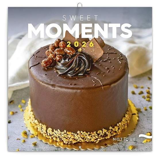 Lemeznaptár 2026 REALSYSTEM 300x300mm Sweet moments