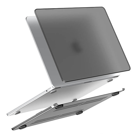 Lention matt felületű tok Macbook Pro 14"-hez fekete (PCC-MS-PRO14N-BLK-NA)