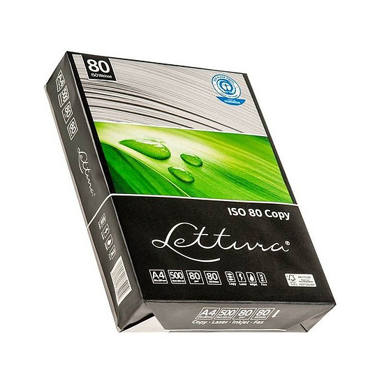 Lettura ISO80 A4 80gr. fénymásolópapír, újrahasznosított, 500 ív / csomag