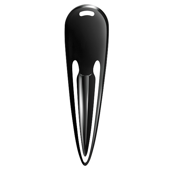 Levélbontó műanyag fekete