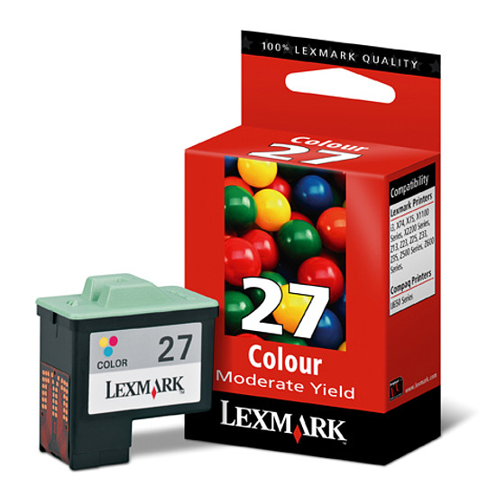 Lexmark 27 color tintapatron eredeti 010N0227E 010NX227E / megszűnő