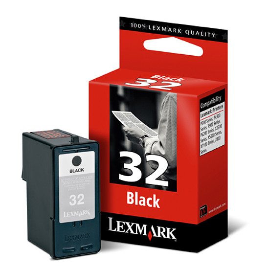 Lexmark 32 Black tintapatron eredeti 018C0032E 018CX032E