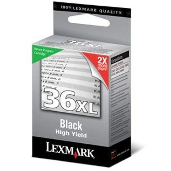 Lexmark 36XL Black tintapatron eredeti 018C2170E Akció a készlet erejéig!