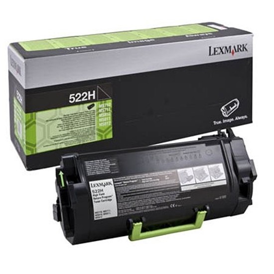 Lexmark 522H MS810 MS811 MS812 lézertoner eredeti 25K 52D2H00