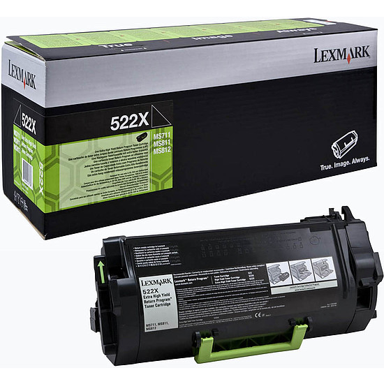 Lexmark 522X MS811 MS812 lézertoner eredeti 45K 52D2X00