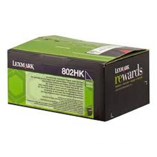 Lexmark 802HK CX410 CX510 lézertoner eredeti Black 4K 80C2HK0