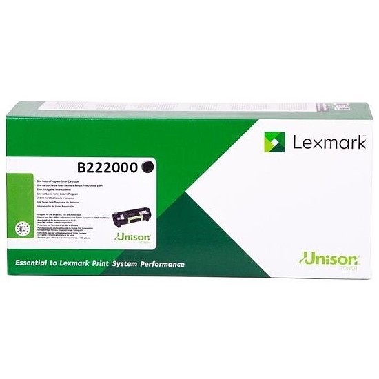 Lexmark B2236 Black lézertoner eredeti 1,2K B222000