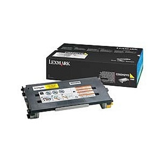 Lexmark C500 lézertoner eredeti Yellow 3K C500H2YG