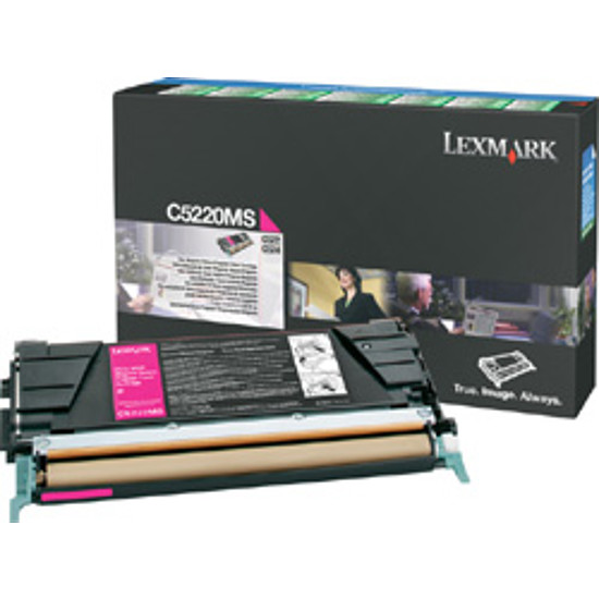 Lexmark C522 lézertoner eredeti Magenta 3K C5220MS