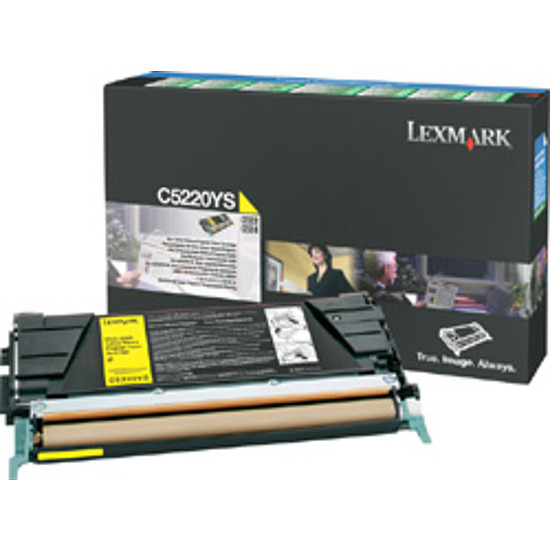 Lexmark C522 lézertoner eredeti Yellow 3K C5220YS