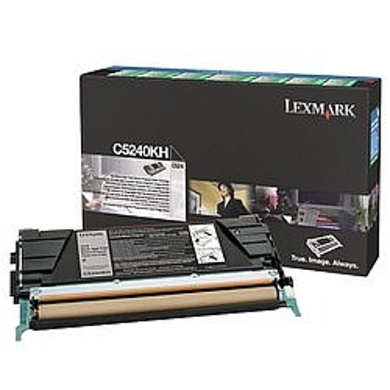 Lexmark C524 lézertoner eredeti Black 8K C5240KH