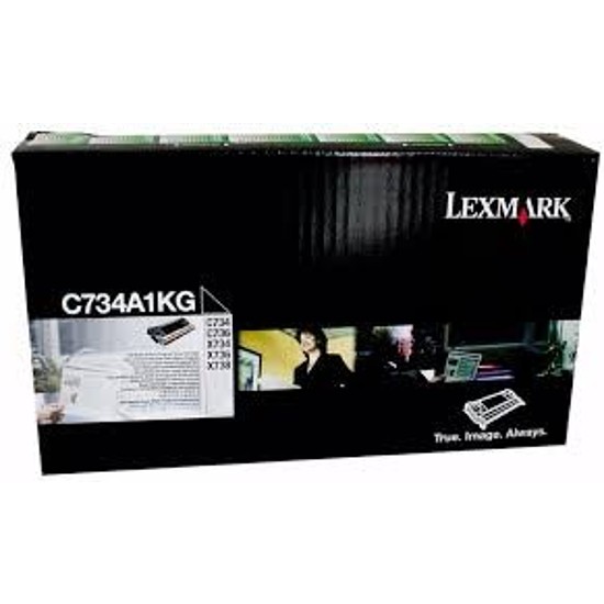 Lexmark C734 C736 lézertoner eredeti Black 8K C734A1KG