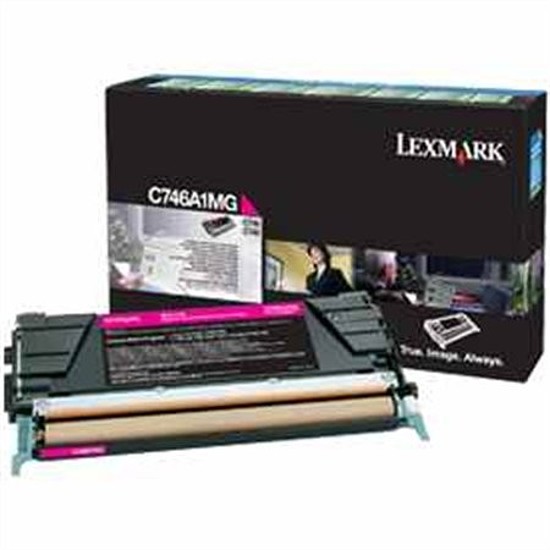 Lexmark C746 C748 lézertoner eredeti Magenta 7K C746A1MG