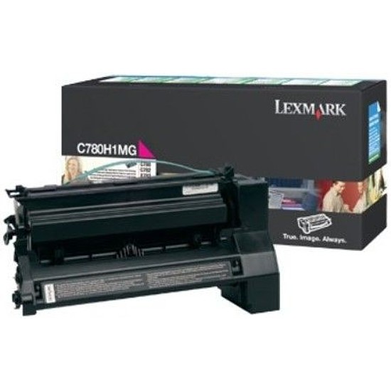 Lexmark C780 C782 lézertoner eredeti Magenta 10K C780H1MG