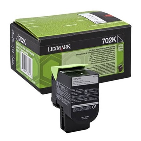 Lexmark CS310 SC410 SC510 lézertoner eredeti Black 1K 70C20K0 702K