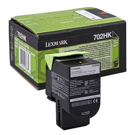 Lexmark CS310 SC410 SC510 lézertoner eredeti Black 4K 70C2HK0 702HK