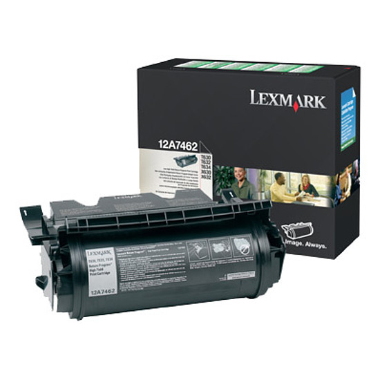 Lexmark T630 T632 T634 lézertoner eredeti 21K 12A7462