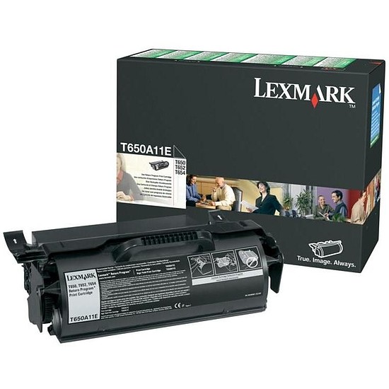 Lexmark T650 T652 T654 lézertoner eredeti 7K T650A11E