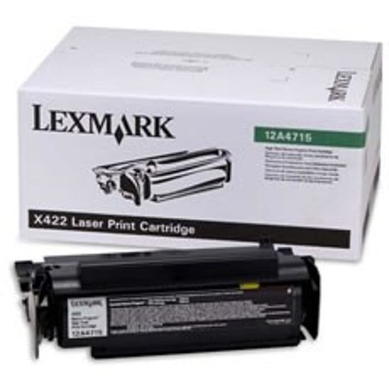 Lexmark X422 lézertoner eredeti 12K 12A4715
