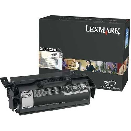 Lexmark X654 X656 X658 lézertoner eredeti 36K X654X31E
