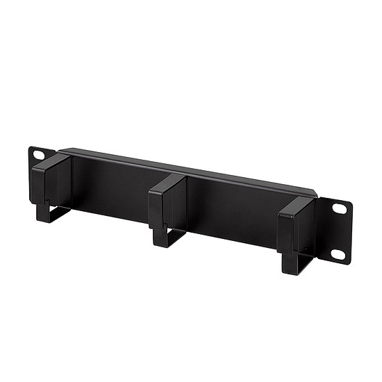 Logilink 10"-os kábelrendező panel 3 vezetőgyűrűvel, 1U, fekete