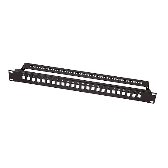 Logilink 19" száloptikai panel 24 os LC Duplex vagy SC egyoldalas adapterhez