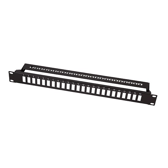 Logilink 19" száloptikai panel 24 SC-Duplex vagy LC-Quad adapterhez