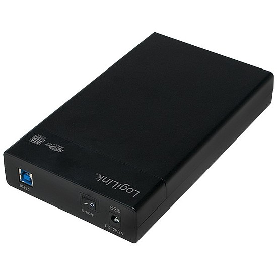 Logilink 3,5" Extern. Encl. USB 3.0, screwless, black (UA0276)