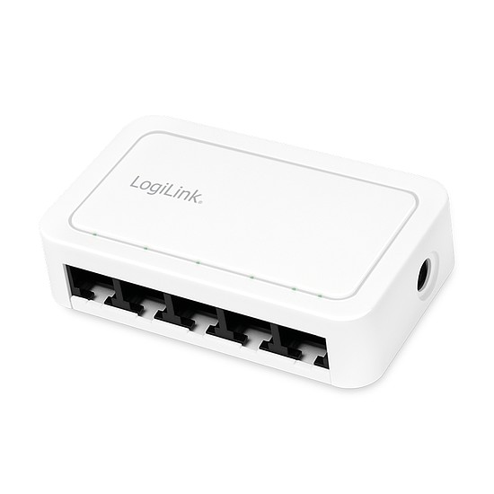 Logilink 5 portos Gigabit asztali hálózati kapcsoló, fehér