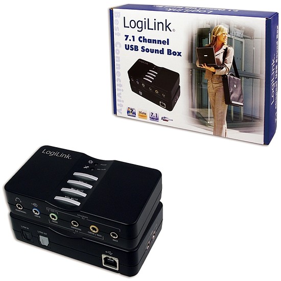 Logilink 7.1 csatornás USB-s hang doboz (UA0099)