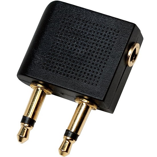 Logilink Audio adapter "Airplane", 2x 3,5mm - 1x 3,5mm (CA1089)