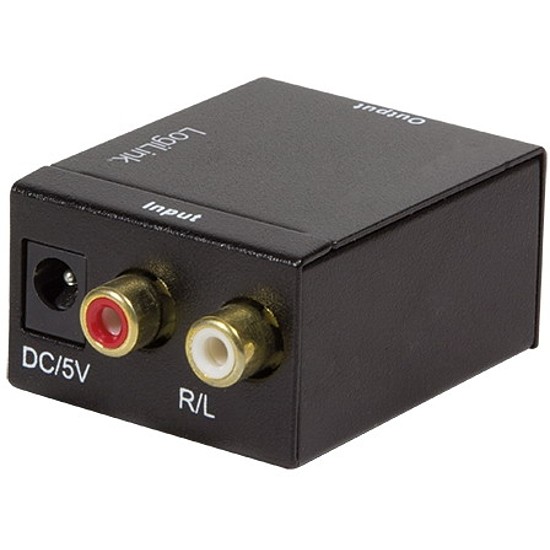 Logilink Audio Converter, Analog to Digital SPDIF/COAX (CA0102)