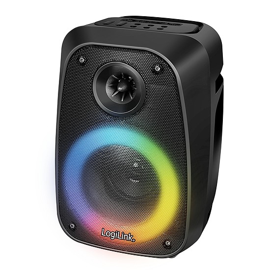 Logilink BT 5.0 TWS hangszóró, 5 EQ mód, RGB fény, fekete (SP0065)