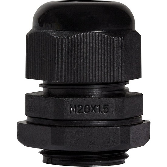 Logilink Cable Gland M20, IP68, black, set with 10 pcs. (CG0M20B)
