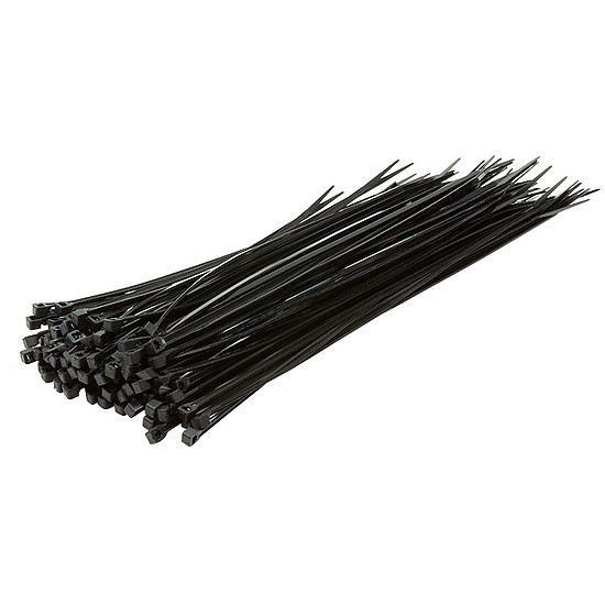 Logilink Cable Tie, 100pcs. 300*3,4 mm, black (KAB0004B)
