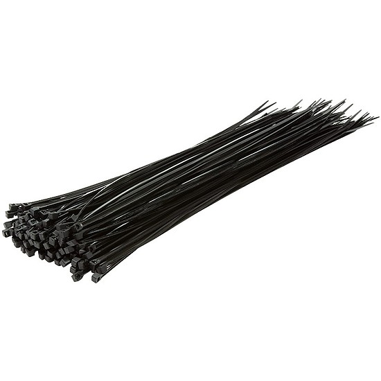 Logilink Cable Tie, 100pcs. 400*4,4 mm, black (KAB0040B)