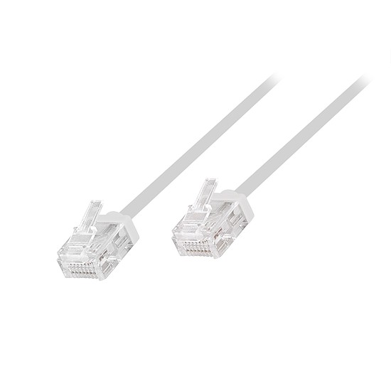 Logilink Cat.6A Slim High-Flex patch kábel fehér 10 m