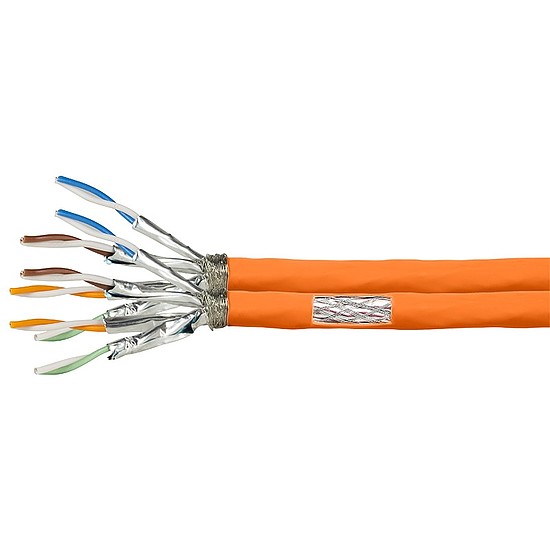 Logilink Cat.7 1000MHz Installation Cable AWG23 S/FTP, 100m duplex, orange (CPV0063)