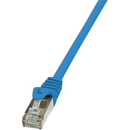 LogiLink CAT5e F/UTP Patch Cable AWG26 blue 0,25m (CP1016S)