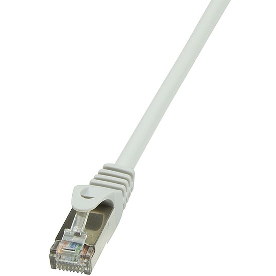 LogiLink CAT5e F/UTP Patch Cable AWG26 grey 0,25m (CP1012S)