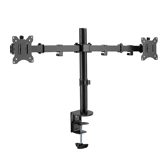 Logilink Dual Monitor mount, 17"-32", steel, 360 VESA plate (BP0098)