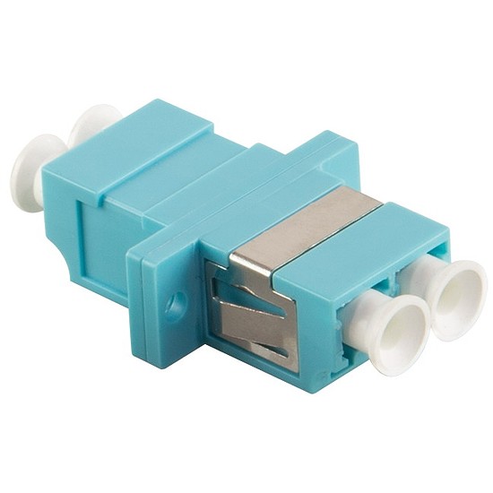 Logilink Fibre Adapter LC Duplex MM, aqua, with flange (FA02LC3)