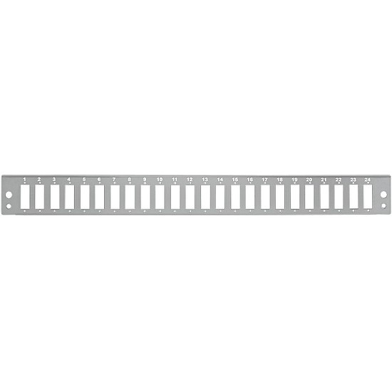 Logilink Fibre Front Panel 24 SC-Duplex or LC-Quad, light grey (FB2402G)