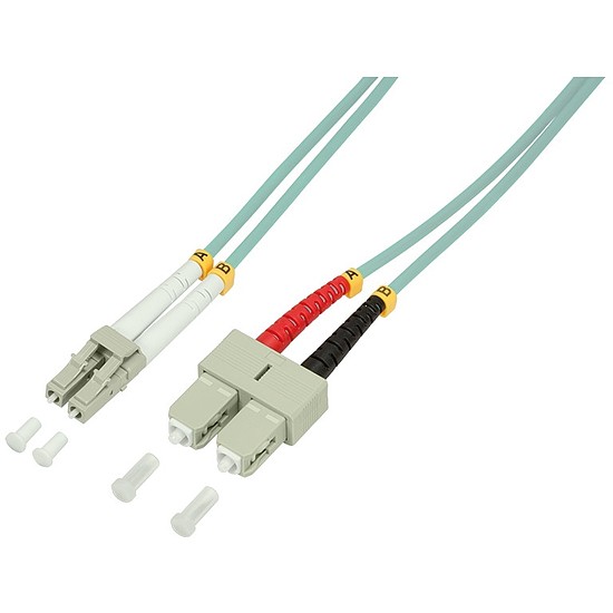 Logilink Fibre Patch Cord OM3 LC-SC 0,5m Duplex (FP3LS00)