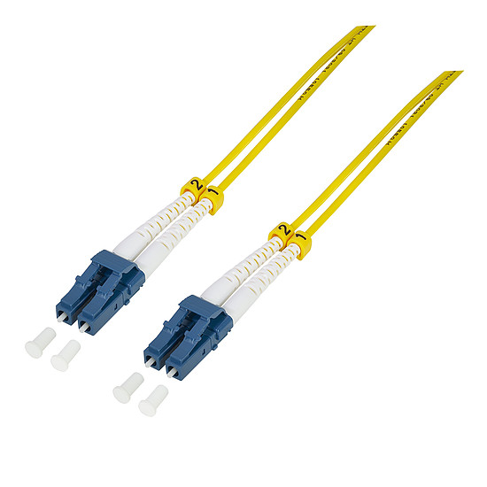 Logilink Fibre Patch kábel OM4 LC-ST 15m Duplex (FP4LT15)